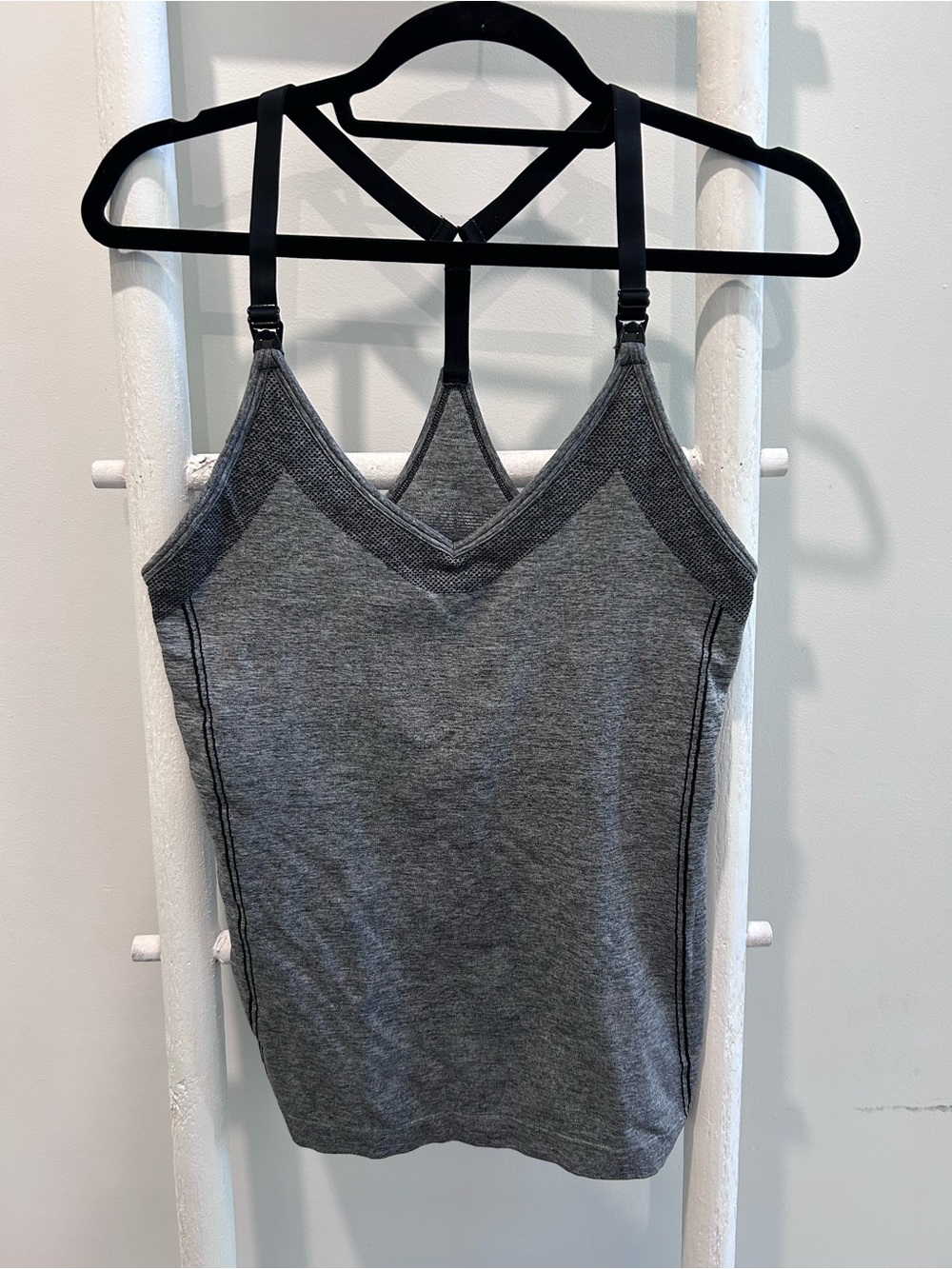 Women's Gray Nursing Tank Top